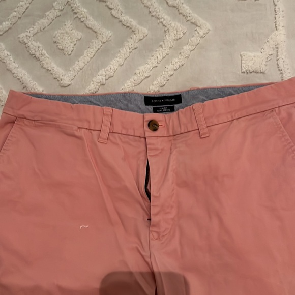 Tommy Hilfiger, 36/34 slim fit, salmon color - Picture 4 of 6